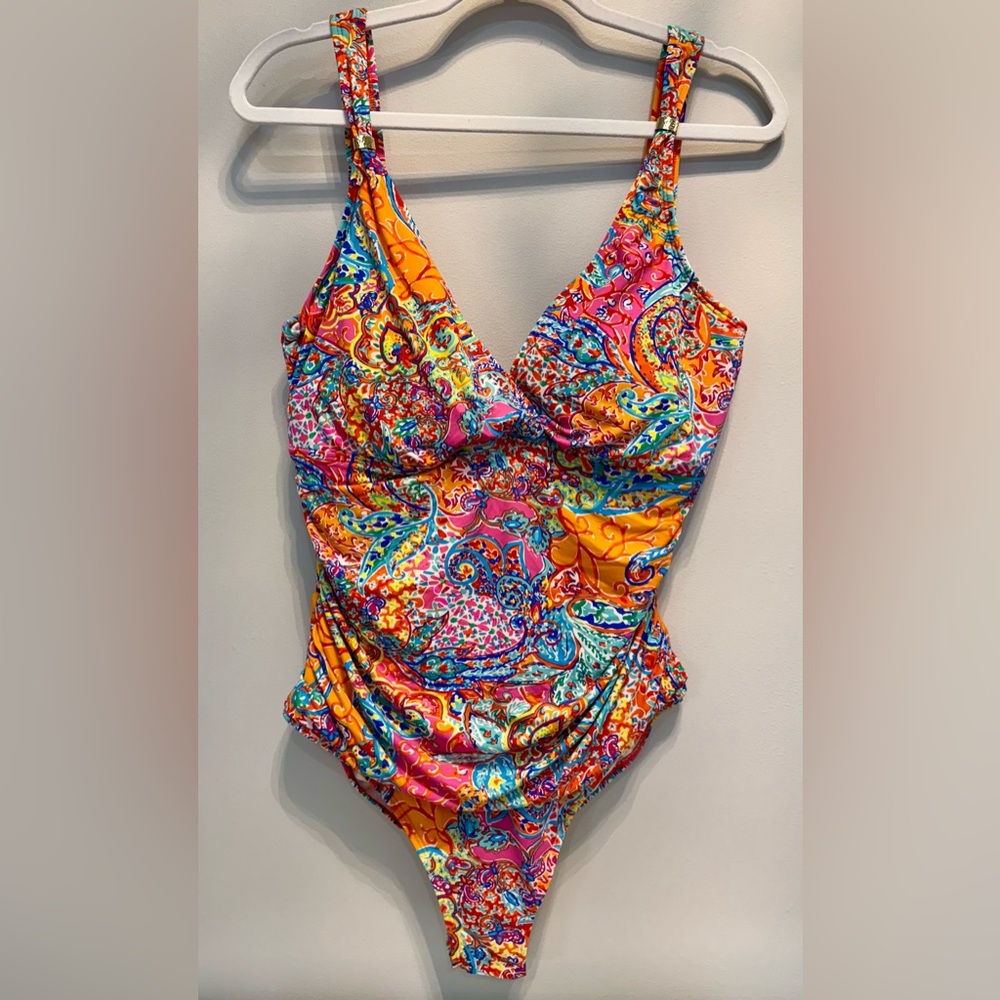 Ralph Lauren Multicolor Paisley Swim One Piece